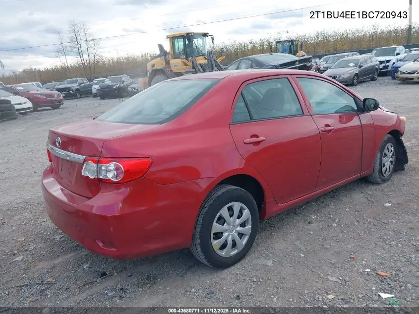 2T1BU4EE1BC720943 2011 Toyota Corolla