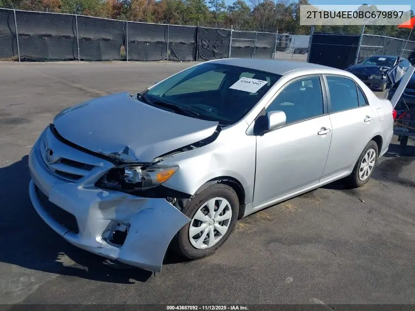 2T1BU4EE0BC679897 2011 Toyota Corolla Le