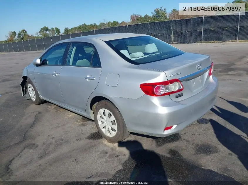 2T1BU4EE0BC679897 2011 Toyota Corolla Le