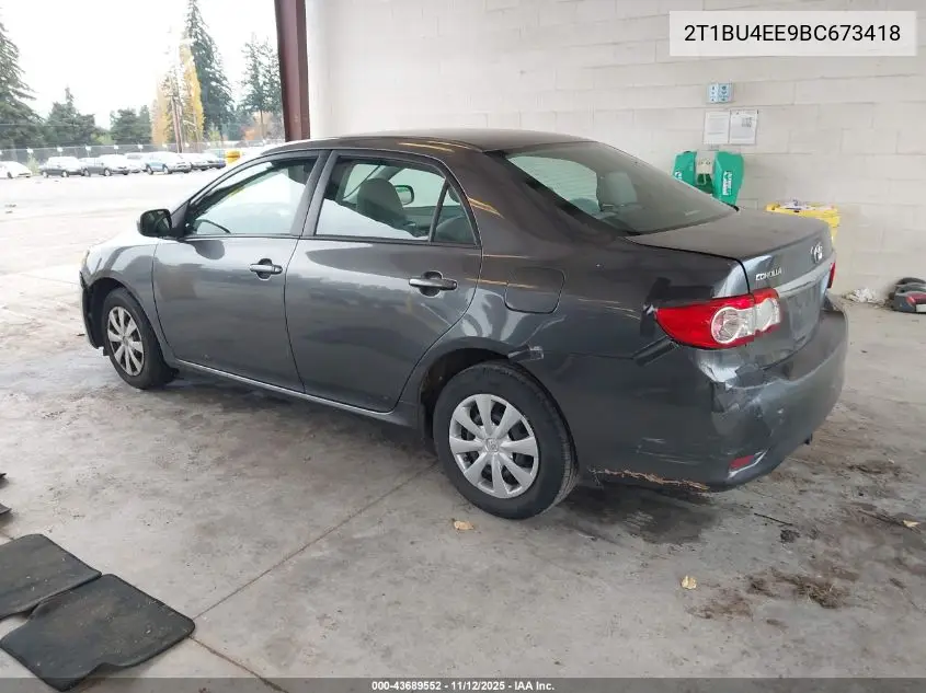 2T1BU4EE9BC673418 2011 Toyota Corolla Le