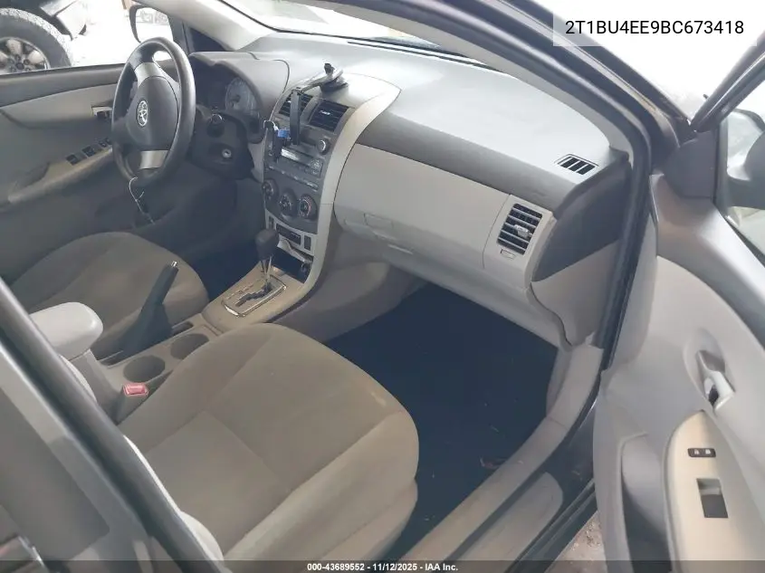 2T1BU4EE9BC673418 2011 Toyota Corolla Le