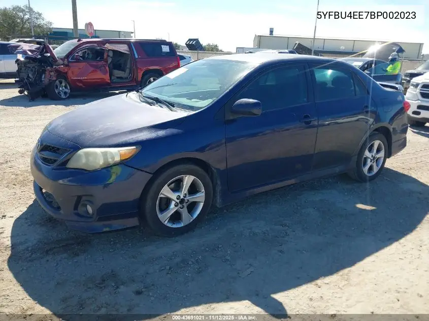 5YFBU4EE7BP002023 2011 Toyota Corolla S