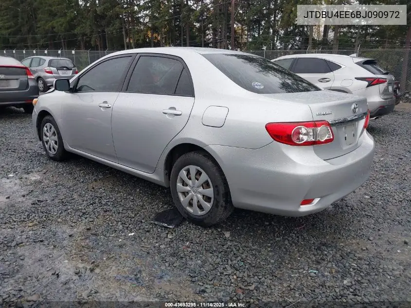 JTDBU4EE6BJ090972 2011 Toyota Corolla Le