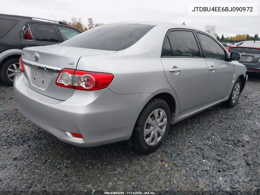 JTDBU4EE6BJ090972 2011 Toyota Corolla Le