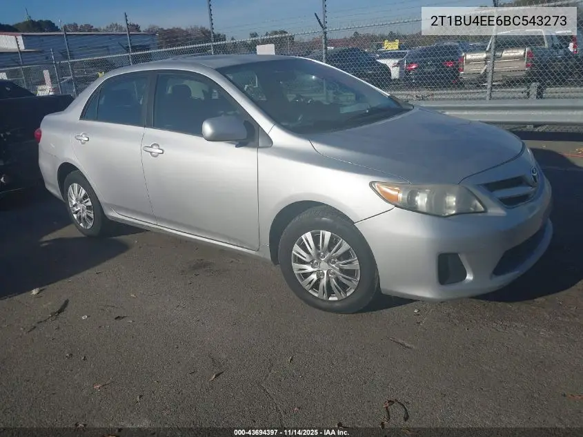 2T1BU4EE6BC543273 2011 Toyota Corolla Le