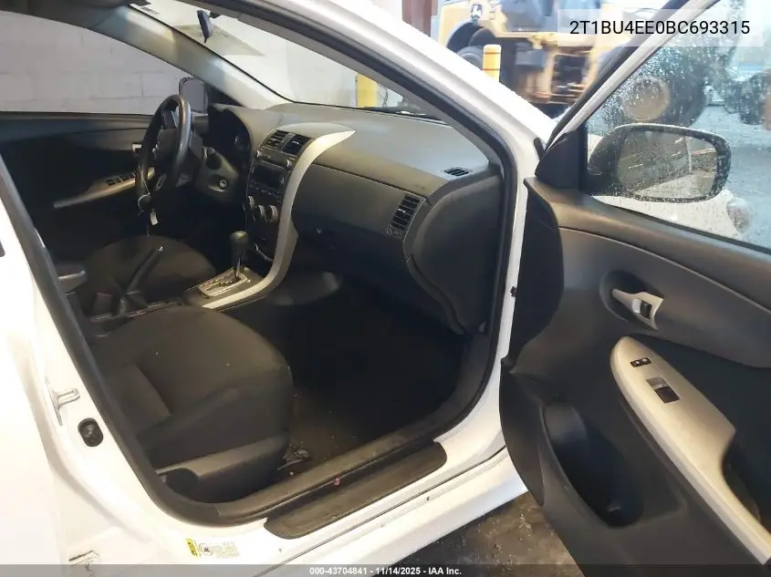 2T1BU4EE0BC693315 2011 Toyota Corolla S