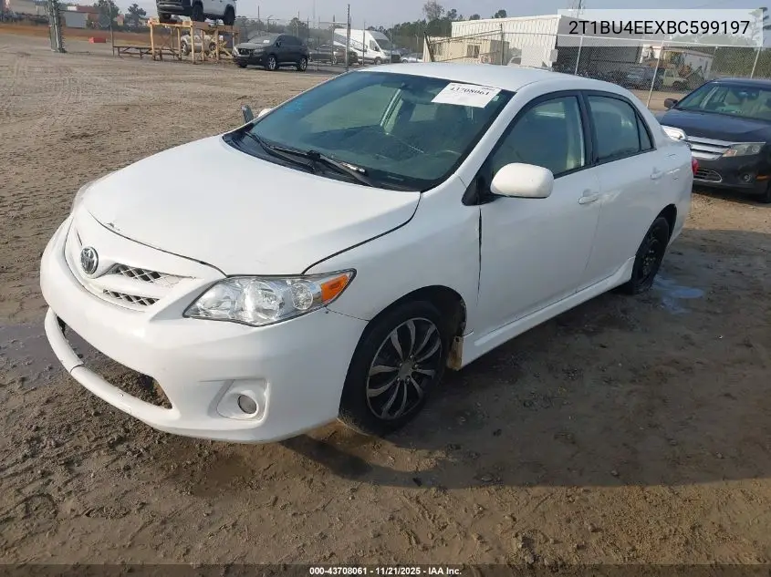 2T1BU4EEXBC599197 2011 Toyota Corolla S