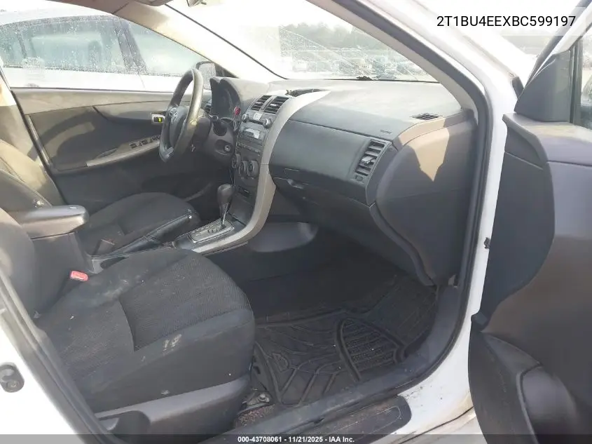 2T1BU4EEXBC599197 2011 Toyota Corolla S