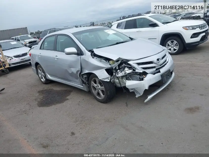 2T1BU4EE2BC714116 2011 Toyota Corolla S