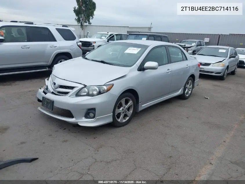 2T1BU4EE2BC714116 2011 Toyota Corolla S
