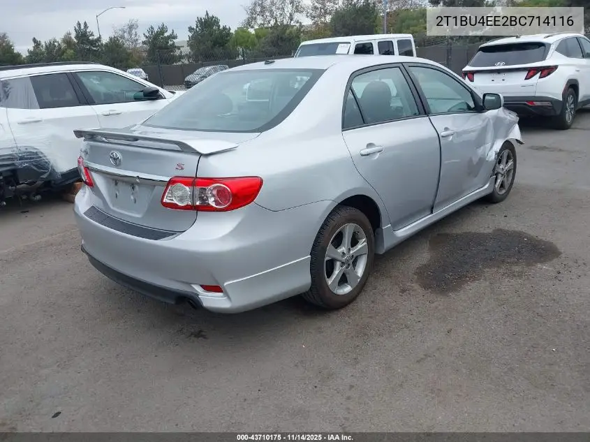 2T1BU4EE2BC714116 2011 Toyota Corolla S