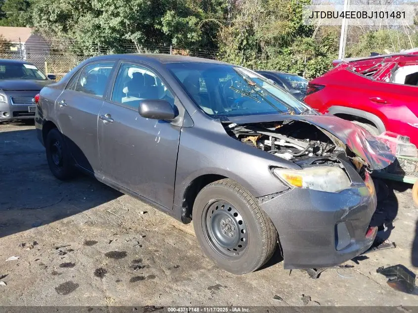 JTDBU4EE0BJ101481 2011 Toyota Corolla Le