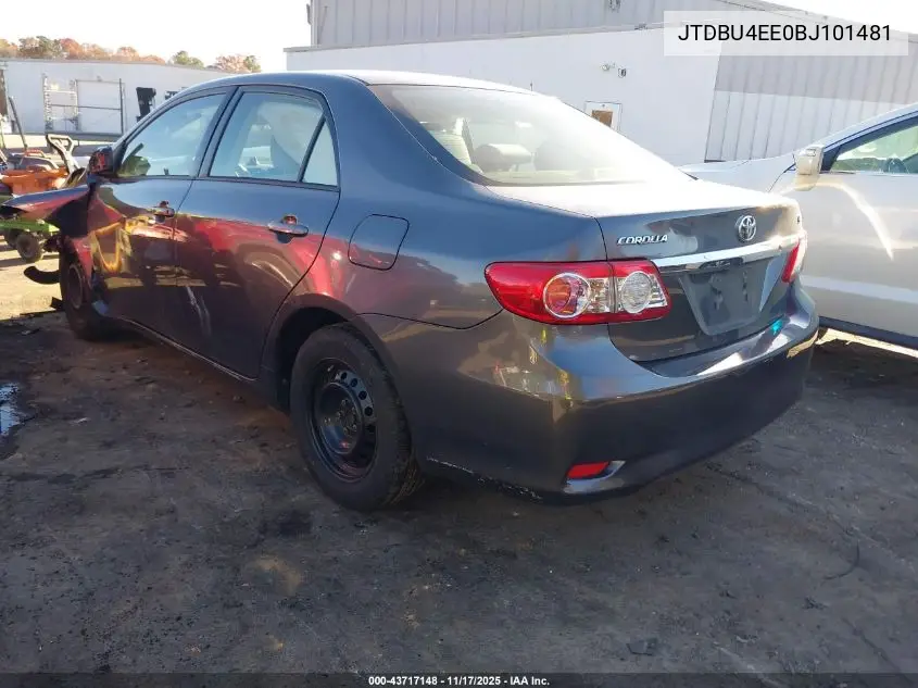 JTDBU4EE0BJ101481 2011 Toyota Corolla Le