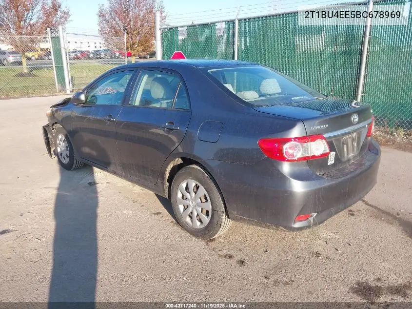 2T1BU4EE5BC678969 2011 Toyota Corolla Le