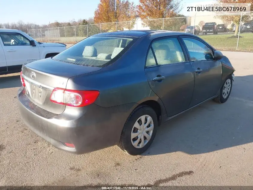 2T1BU4EE5BC678969 2011 Toyota Corolla Le