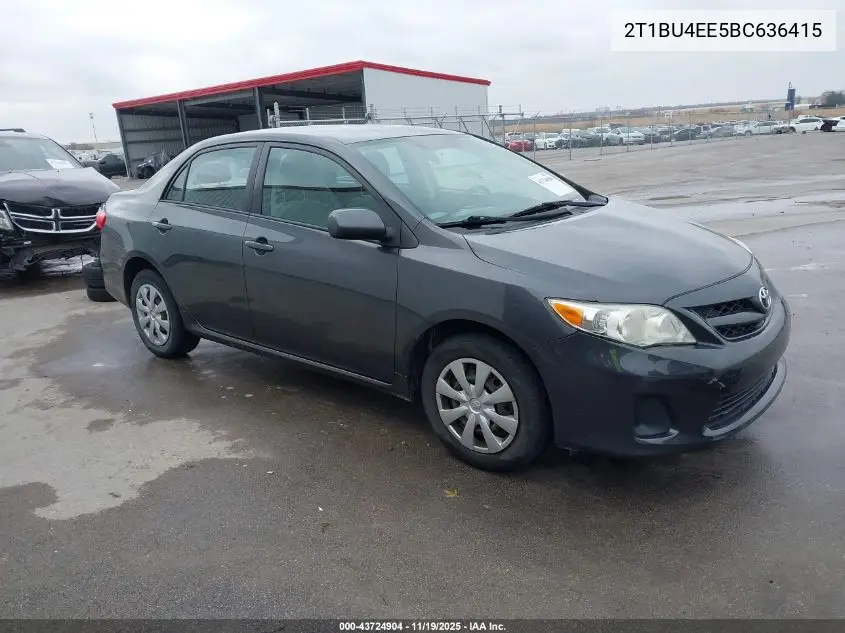 2T1BU4EE5BC636415 2011 Toyota Corolla Le