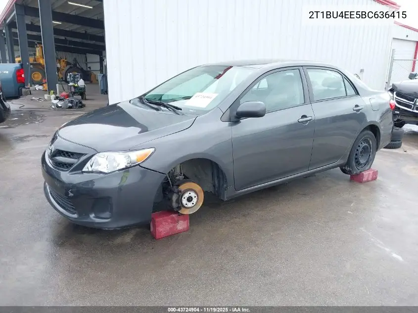 2T1BU4EE5BC636415 2011 Toyota Corolla Le