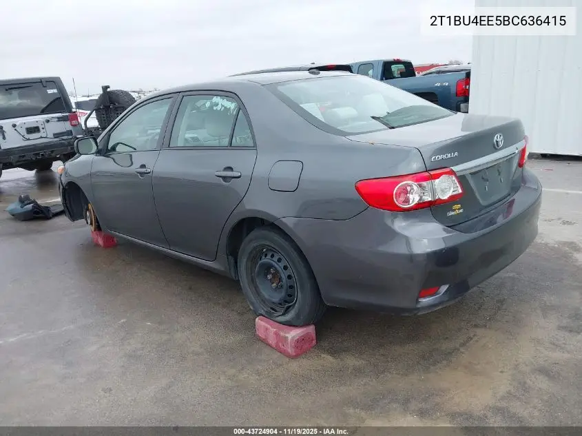 2T1BU4EE5BC636415 2011 Toyota Corolla Le