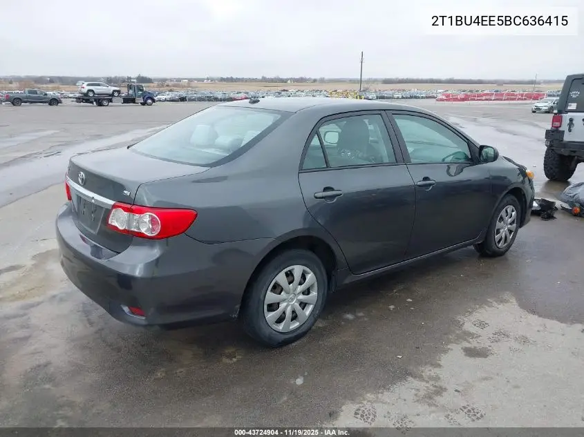 2T1BU4EE5BC636415 2011 Toyota Corolla Le