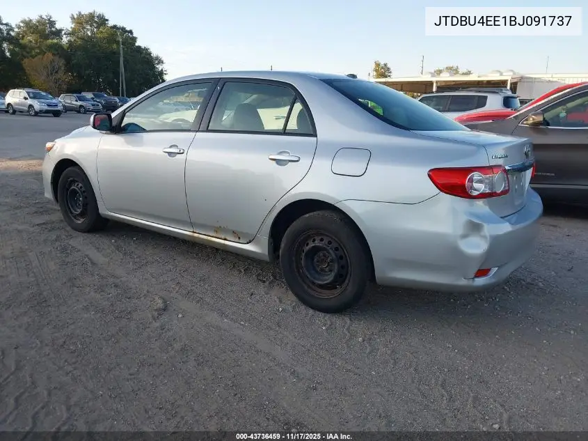 JTDBU4EE1BJ091737 2011 Toyota Corolla Le