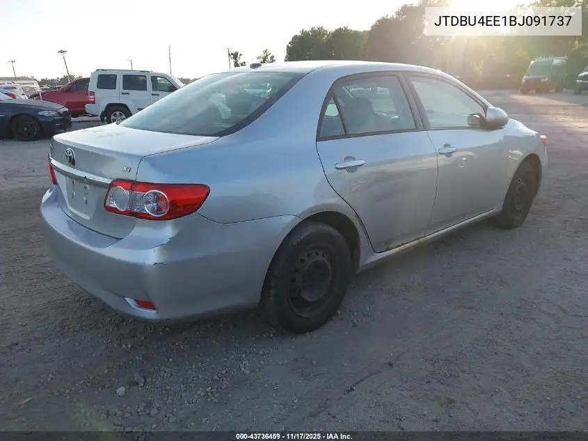 JTDBU4EE1BJ091737 2011 Toyota Corolla Le