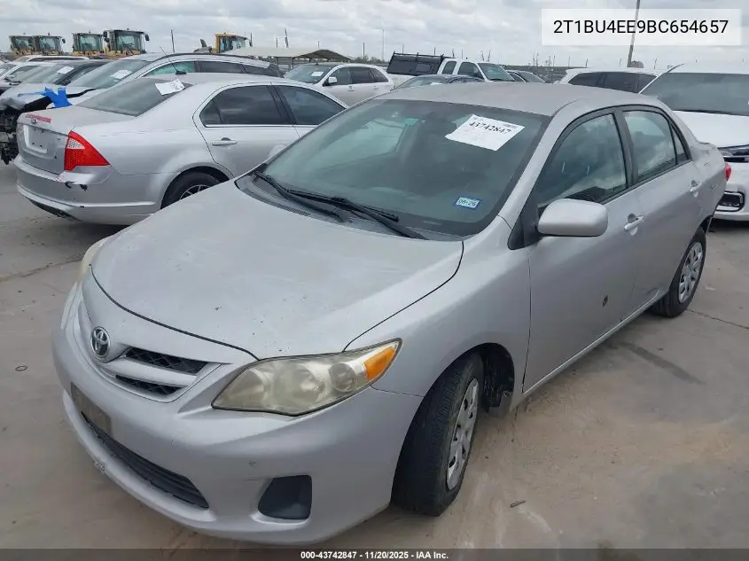2T1BU4EE9BC654657 2011 Toyota Corolla Le