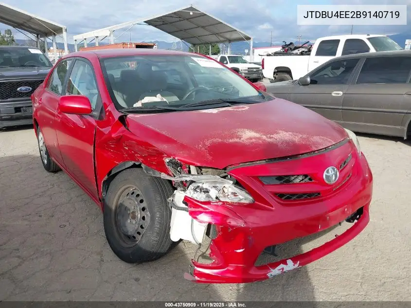 JTDBU4EE2B9140719 2011 Toyota Corolla Le