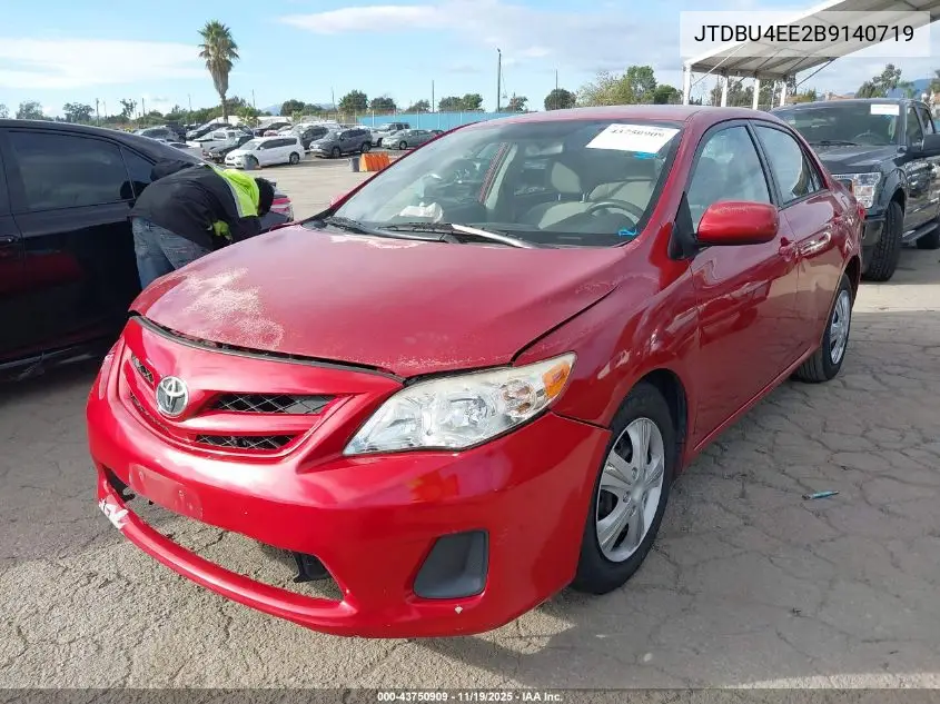 JTDBU4EE2B9140719 2011 Toyota Corolla Le