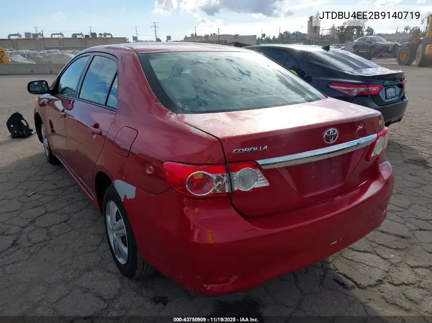 JTDBU4EE2B9140719 2011 Toyota Corolla Le