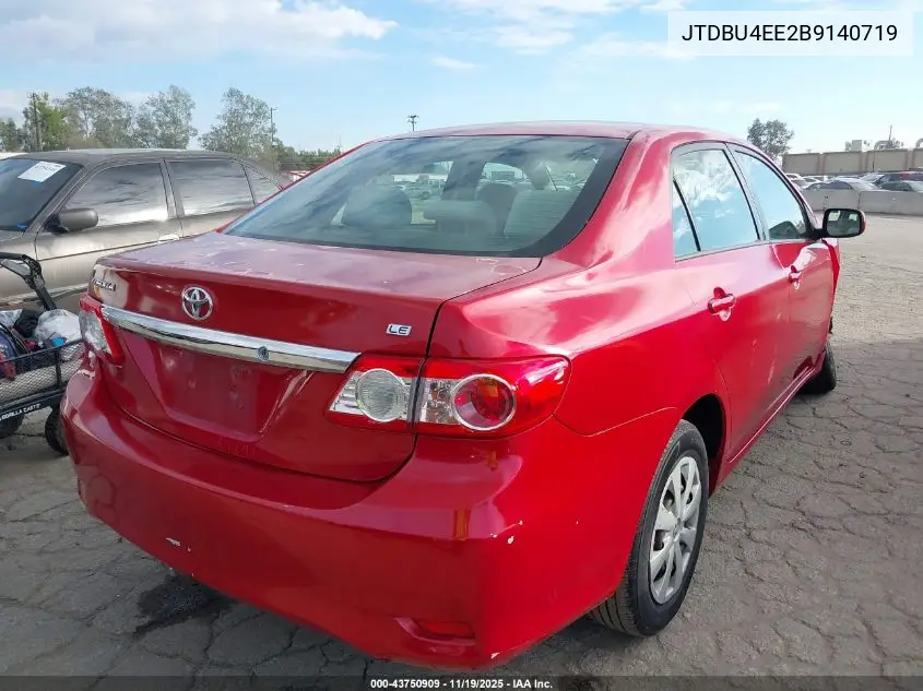 JTDBU4EE2B9140719 2011 Toyota Corolla Le