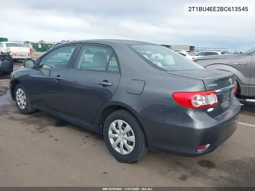 2T1BU4EE2BC613545 2011 Toyota Corolla Le