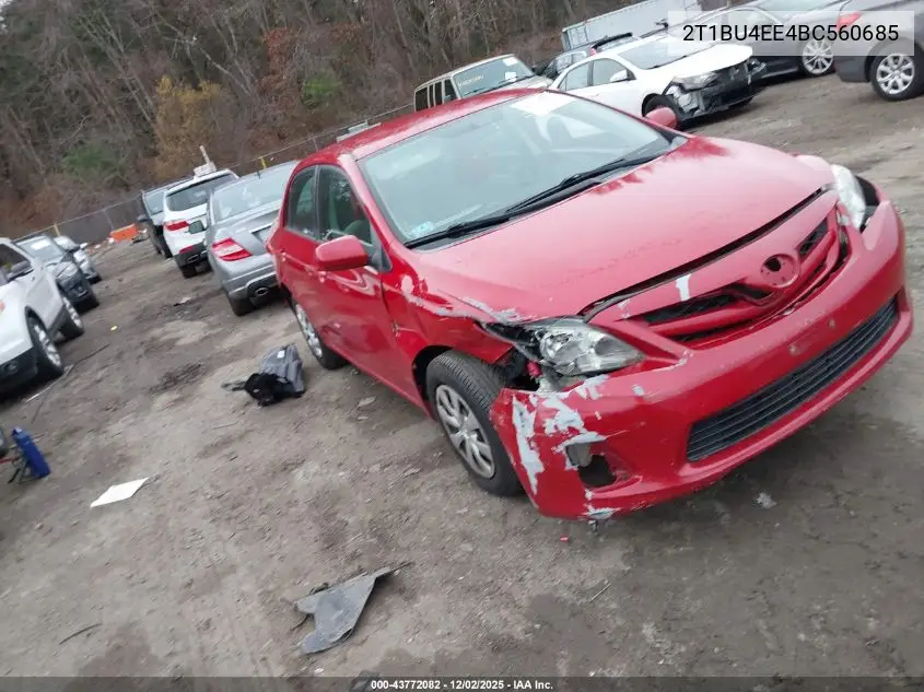 2T1BU4EE4BC560685 2011 Toyota Corolla Le