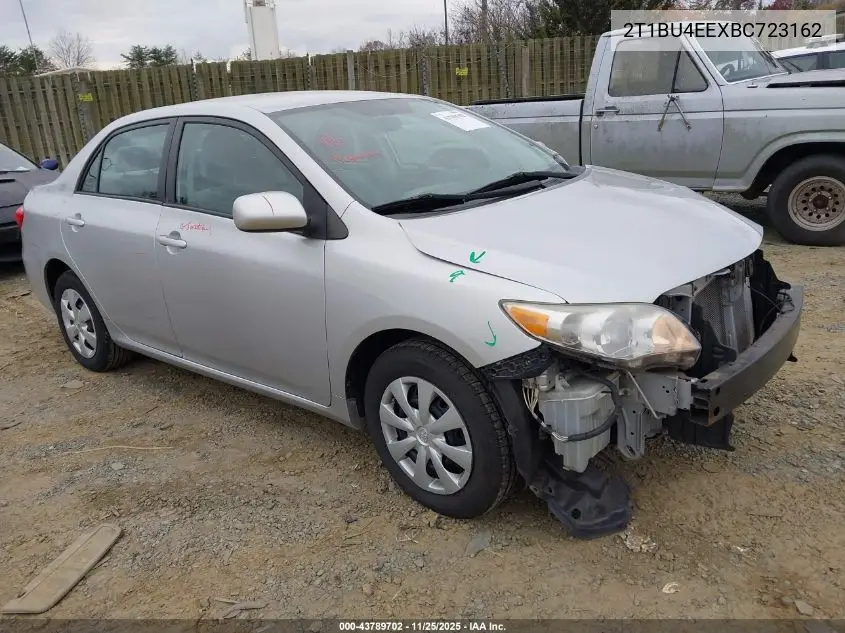 2T1BU4EEXBC723162 2011 Toyota Corolla Le