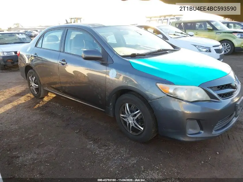 2T1BU4EE4BC593590 2011 Toyota Corolla Le