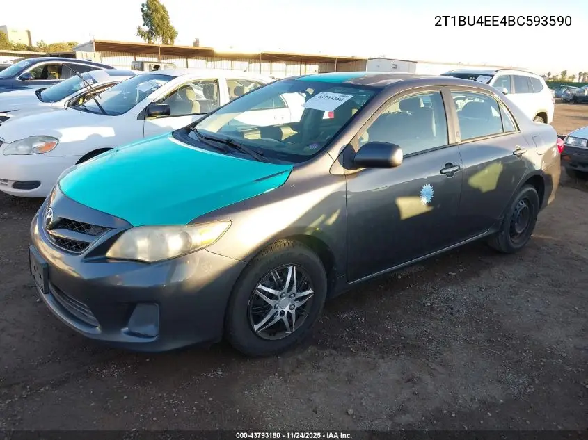 2T1BU4EE4BC593590 2011 Toyota Corolla Le