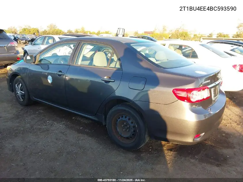 2T1BU4EE4BC593590 2011 Toyota Corolla Le