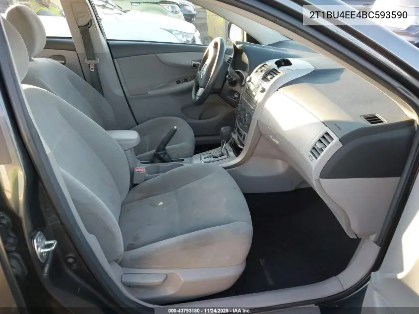 2T1BU4EE4BC593590 2011 Toyota Corolla Le