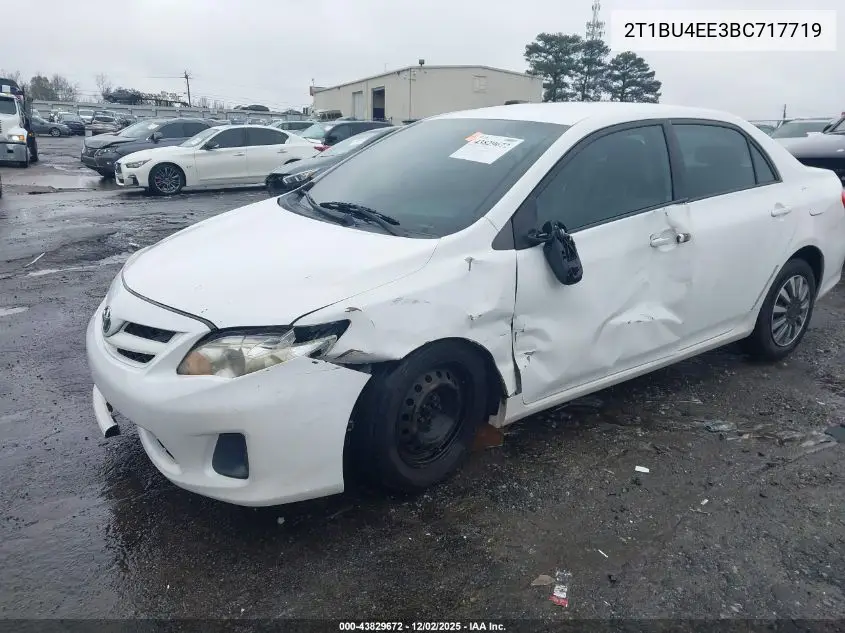 2T1BU4EE3BC717719 2011 Toyota Corolla Le