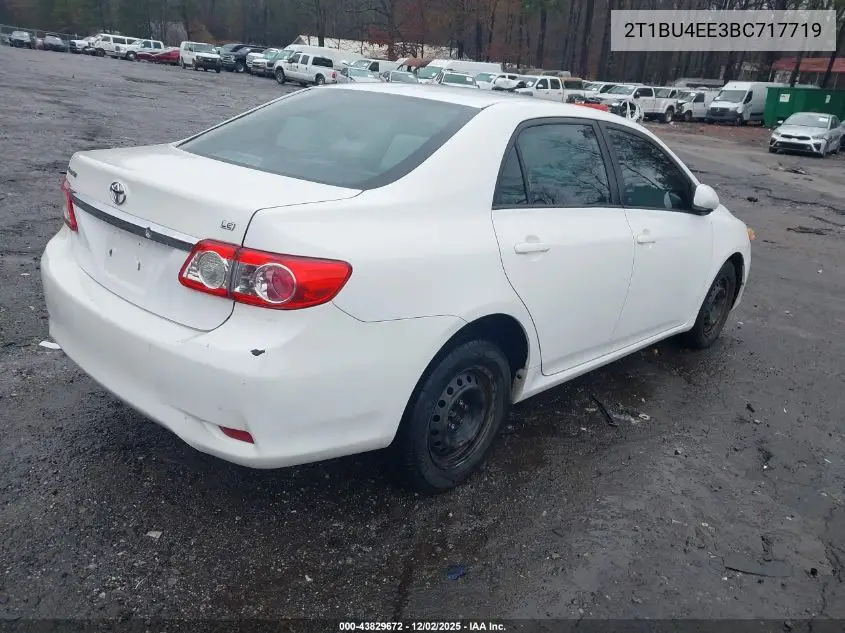 2T1BU4EE3BC717719 2011 Toyota Corolla Le
