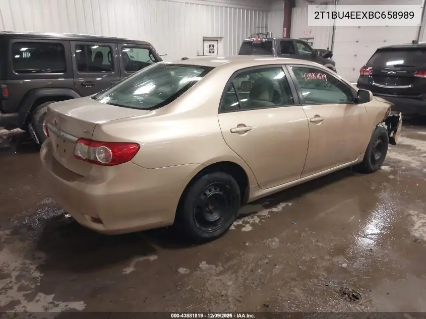 2T1BU4EEXBC658989 2011 Toyota Corolla Le