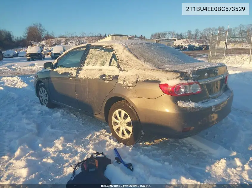 2T1BU4EE0BC573529 2011 Toyota Corolla Le
