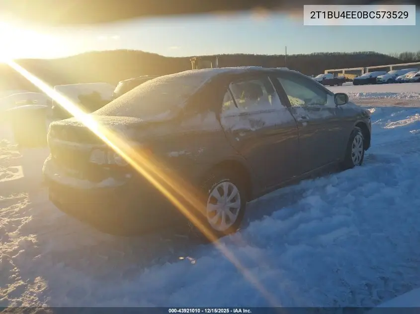 2T1BU4EE0BC573529 2011 Toyota Corolla Le