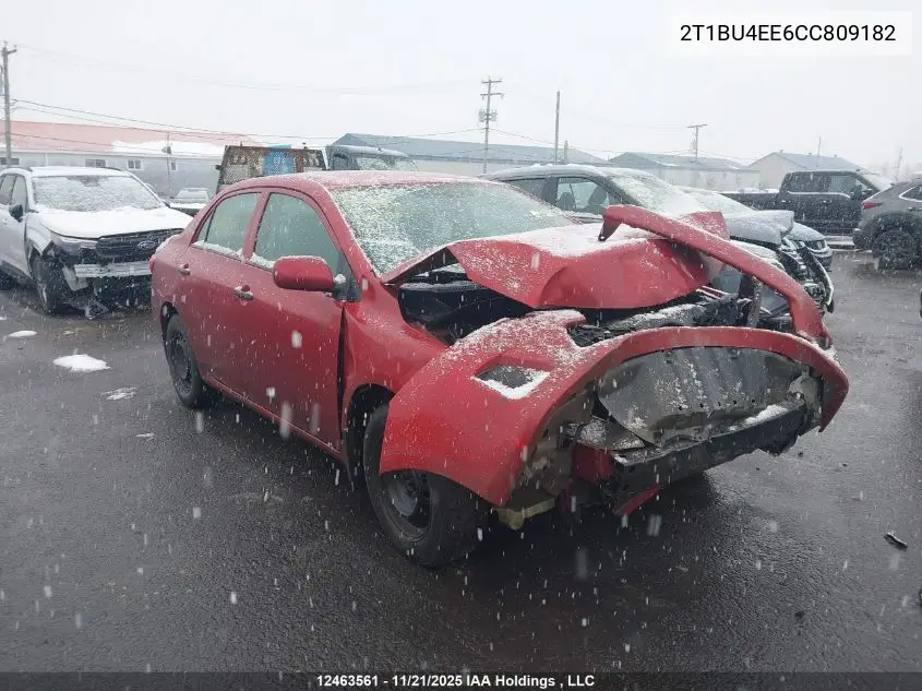 2T1BU4EE6CC809182 2012 Toyota Corolla