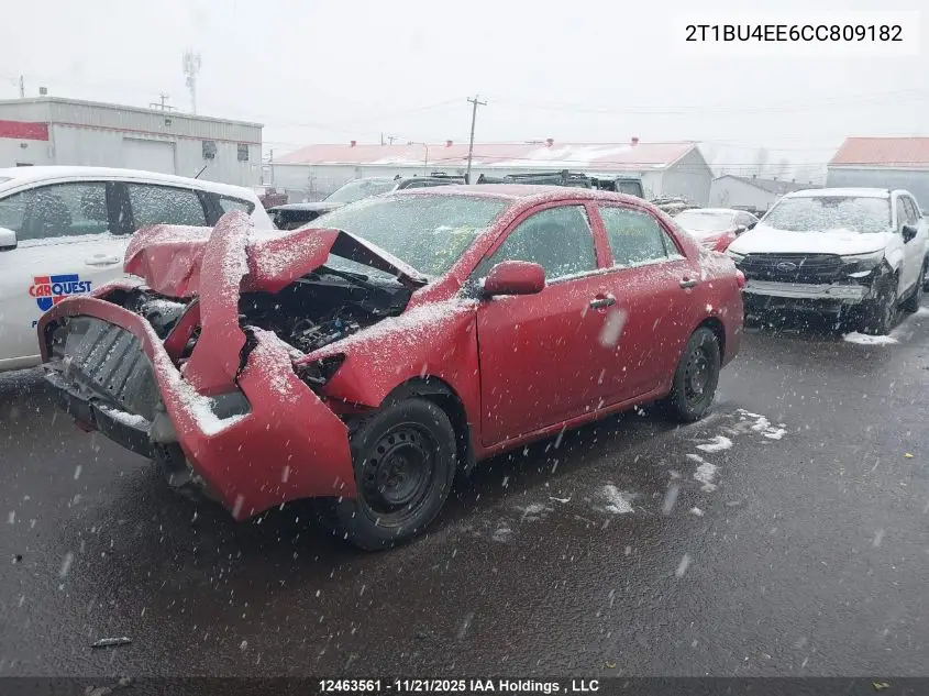 2T1BU4EE6CC809182 2012 Toyota Corolla