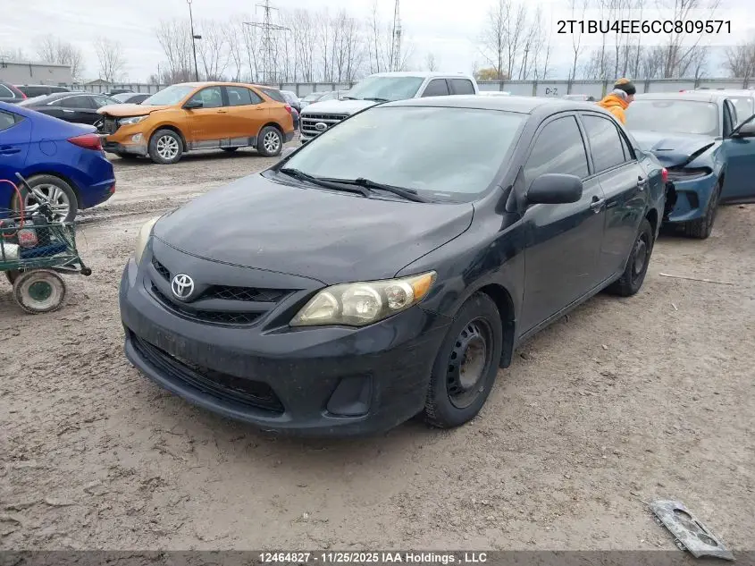 2T1BU4EE6CC809571 2012 Toyota Corolla Ce