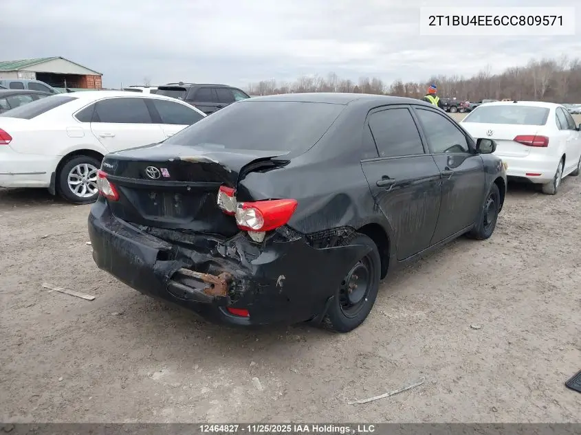 2T1BU4EE6CC809571 2012 Toyota Corolla Ce
