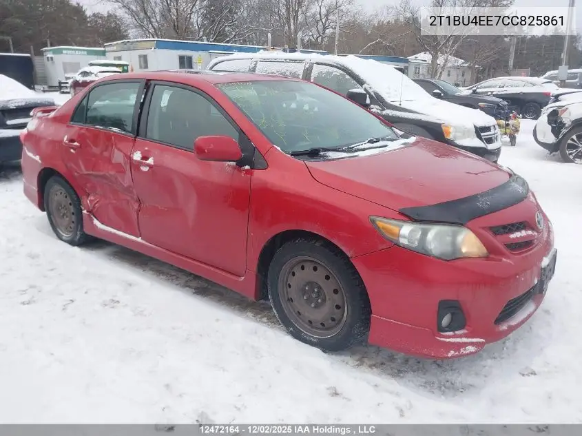 2T1BU4EE7CC825861 2012 Toyota Corolla S/Le