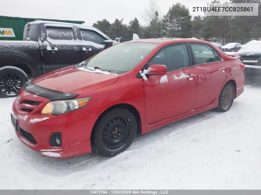 2T1BU4EE7CC825861 2012 Toyota Corolla S/Le