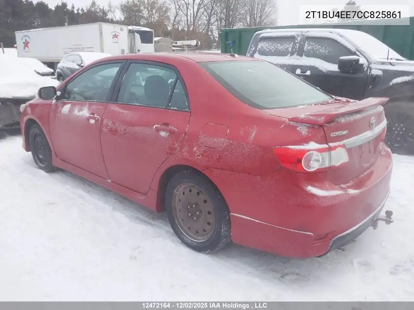 2T1BU4EE7CC825861 2012 Toyota Corolla S/Le