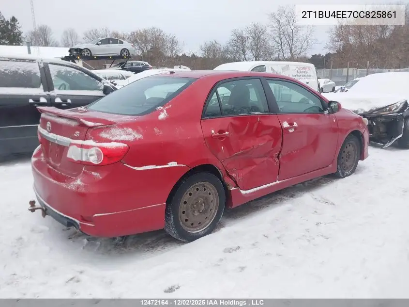 2T1BU4EE7CC825861 2012 Toyota Corolla S/Le